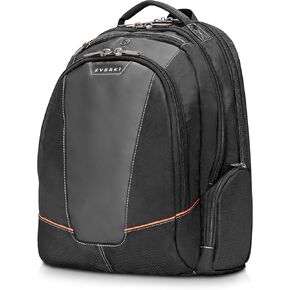 Everki Flight Business - Spacious Business Backpack for 16-inch Laptops, Large Compartments, Travel Laptop Backpack, Extra Large Bookbags for Men, Capacity of 28.5-L (EKP119), Black