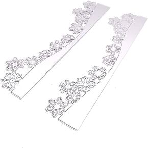 KSCRAFT Slimline Snowflake Borders Metal Cutting Dies Stencils for DIY Scrapbooking/Photo Album Decorative Embossing DIY Paper Cards