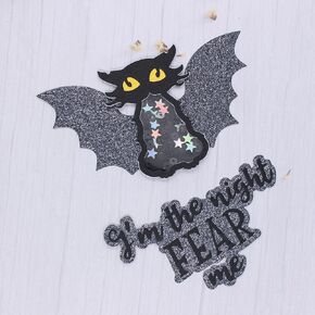 KSCRAFT Halloween Bat Cat Shaker Metal Cutting Dies Stencils for DIY Scrapbooking/Photo Album Decorative Embossing DIY Paper Cards