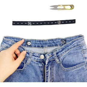 8 Set Kids Pant Waist Tightener for Jeans Buttons Clips to Tighten Waist for Women Men and Children