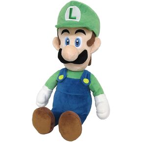 Little Buddy 1584 Super Mario All Star Collection - 1584 - Luigi Medium Stuffed Plush, 15", Multi-Colored