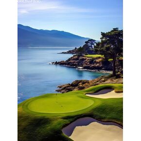 مجموعات الطلاء من Goldyyyfrog Golf Course 5D ، مجموعات فنون الماس المناظر الطبيعية للبالغين للطلاء مع فن الأحجار الكريمة الماس ، ولوحات الماس الكاملة للفنون والحرف اليدوية للمنزل ديكور 12x16 بوصة