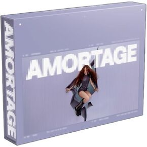 Generic JI-SOO Earthquake Mini Album [AMORTAGE] Exclusive Edition (Purple Ver) + P.O.B Key Tag