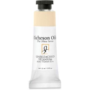 Jack Richeson 120022 37-Ml Artist Oil Colors, Unbleached Titanium