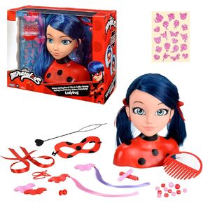 Bandai Miraculous Ladybug Miraculous Deluxe 21 cm Comb Head Marinette + 30 Accessories P50247