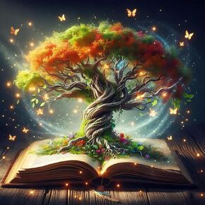 BXXRBX Diamond Art Kits for Adults Tree of Life- Diamond Painting Kit Tree, DIY 5D Full Round Drill Gem Art Trees Great for Home Wall Decor and Gift 14x14 Inch