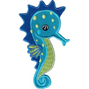 PatchMommy Seahorse Patch, Iron On/Sew On - Appliques for Kids Children
