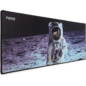 Extended Mouse Pad, Large NASA Astronaut Space Design Microfiber Mousepad, (31.5×11.8), Large XXL Extended Desk Mat. Long Computer Keyboard Mouse Mat Mousepad for Office/Gaming/Home