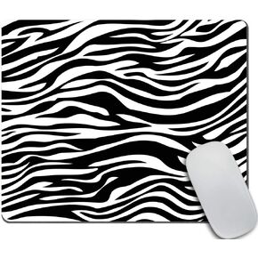 Gaming Mouse Pad Custom Design, Stripe Animals Jungle Tiger Zebra Fur Texture Mouse pad 9.5 X 7.9 Inch (240mmX200mmX3mm)