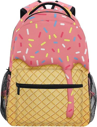 xigua Ice Cream School Backpack Bookbags for Students Girls Boys Women Men,Laptop Shoulder Bag Daypack for Travel Hiking Camping Sports,16 Inch in Kuwait