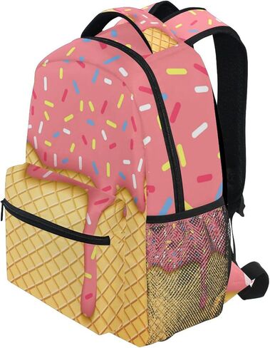 xigua Ice Cream School Backpack Bookbags for Students Girls Boys Women Men,Laptop Shoulder Bag Daypack for Travel Hiking Camping Sports,16 Inch in Kuwait