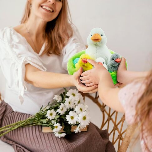 Octopus Stuffed Animal, 11''Marine Printed Octopus Plush Toys with 3 Baby, Soft Washable Toy Stuffed Marine Animal for Home Decor, Idea Gift for Kids Boys Girls Christmas Birthday Gifts (Blue) in Saudi Arabia