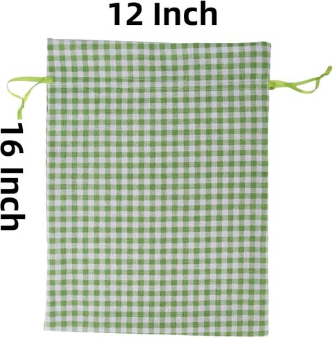 meseey 5 pcs أكياس كبيرة من عصي الفصح مع السكرات 16 × 12 بوصة من الجاموس منقوشة الهدايا الأكياس الأكياس الأكياس القابلة لإعادة الاستخدام. in Kuwait