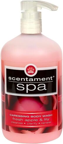 Best Shot Scentament Spa Caressing Body Wash, Fresh Apple Lily, 16 oz in Kuwait