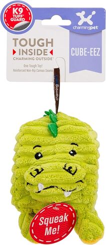 Outward Hound Charming Pet Cube-EEZ Gator 2-in-1 Plush Squeaky Dog Toy in Kuwait