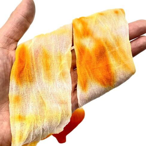 10PC Nylon Stockings Flower Mesh Flower Tensile Nylon Stocking,for DIY Flower Making Crafts Supplies Accessory(Orange White)60CM, CSNLH-C14 in Saudi Arabia