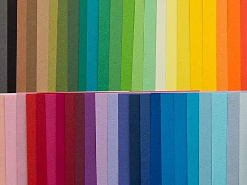 [Taro's Origami Studio] TANT Jumbo 13.4 Inch Double Sided 50 Colors 50 Sheets Square Easy Fold Premium Japanese Paper for Origami Artist from Beginner to Expert (Made in Japan) in Saudi Arabia