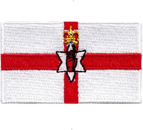 1 PCS Northern Ireland Flag Patches Iron On or Sew On Embroidered Tactical Military National Northern Ireland Patch (Northern Ireland) in Saudi Arabia