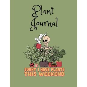House Plant Journal home planting planner log book and diary for your indoor gardening hobby Water tracker for succulents ferns tropical plant Beautiful plant themed gift for women and men