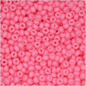 Special Dyed Bright Pink Miyuki Japanese round rocailles glass seed beads 11/0 Approximately 24 gram 5 inch tube