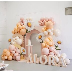 158Pcs Boho Balloon Garland Arch Kit Blush Balloon Garland Dusty Rose Balloon Double Stuffed Blush Brown Balloon Garland for Birthday Bridal Wedding