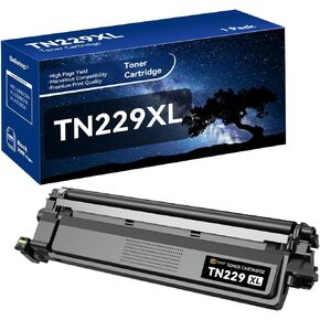 TN229XL TN229 Toner Cartridges 1 Black Replacement for Brother TN229 XL TN-229XL Work for MFC-L3720CDW MFC-L3780CDW HL-L3220CW HL-L3280CDW L3295CDW L3300CDW HL-L8245CDW Printers
