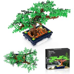 Tenhorses Bonsai Tree Building مجموعة للبالغين ، نباتات بناء طقم نباتات نباتية ، هدية عيد ميلاد باردة للبالغين (817 ٪)