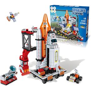 Space Rocket Stem Project Toy for Boy Age 7 8 9 10 11 12 13 Building Block for Kid Age 8-12 Science Kits for Kids Age 8-14 Christmas Birthday Gift for Boys Girls 7-13