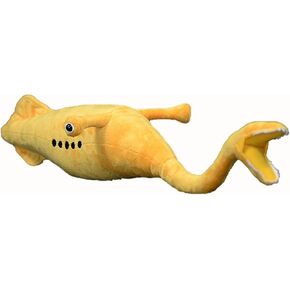 Tiny Heart Simulation Tully Monster Plush Toy, 23.62inch Soft Realistic Tully Monster Stuffed Animal Plush Toy for Kids Boys and Girls Gifts, Home Decoration