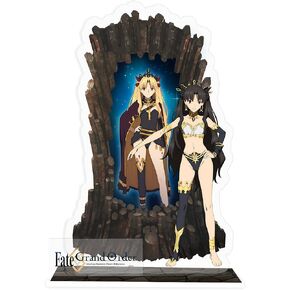 ABYSTYLE Fate Grand Order Ishtar & Ereshkigal Anime Manga 4" Acryl® Acrylic Stand Model Figure Anime Manga Desktop Accessories Merch Gift