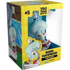 Youtooz Bored Squidward 4.4" Collectible Figure, Based on Funny Internet Meme, Collectible Figure Spongebob Squarepants Collection Based on Cartoon TV Series