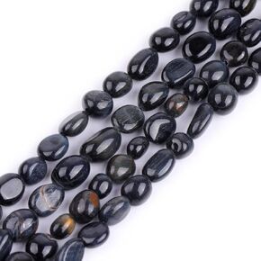 GEM-Inside Natural 6x9mm Ocean Jasper Gemstone Freeform Beads Energy Stone Loose Beads for Bracelet Jewelry Making Jewelry Beading Supplies for Women 15