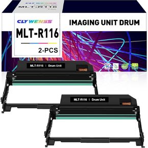 MLT-R116 Drum Unit Replacement for Samsung MLT-R116 MLTR116 116L for Epress SL-M2825DW M2835DW M2885FW M2875FD M2875FW M2625D Printer (Drum Only, 2-Pack)