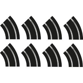Scalextric Straines و R2 Curves Extension Pack 1:32 Slot Race Car Track Care Canner C8198