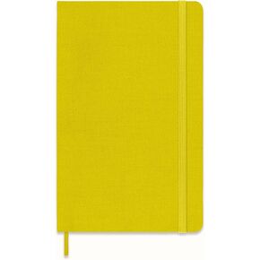 Moleskine Classic Notebook, Hard Cover, Large (5" x 8.25") Ruled/Lined, Hay Yellow (Silk), 240 Pages