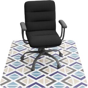 Office Chair Mat, 35" x 40" Non-Slip Chair Mat for Hardwood Floors, Easy Glide Rolling Chair Mat, Floor Protector for Home & Office
