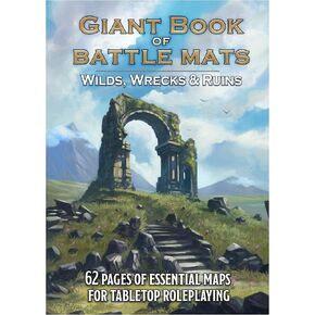 Giant Book of Battle Mats Wilds, Wrecks & Ruins by Loke - Merchandise Game