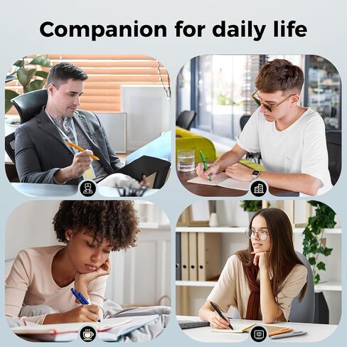 1.0mm 8Pcs Retractable Ballpoint Pens, Medium Tip Black Ink, Smooth Writing for Journaling, Note-Taking & Office Use, No Bleed, No Smudge, Comfort Grip in Saudi Arabia