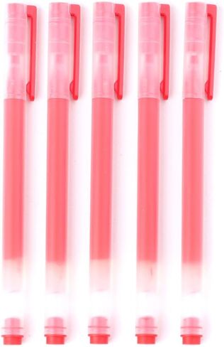 Gel Ink Pens, Fine Point 0.5 mm, Black, Pack of 5 in Kuwait