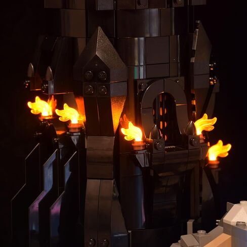 LED Lighting Kit for Lego 10333 The Lord of The Rings: Barad-dûr Building Set, Dark Lord Castle, Lighted Minifigure Set (Classic Version) in Saudi Arabia