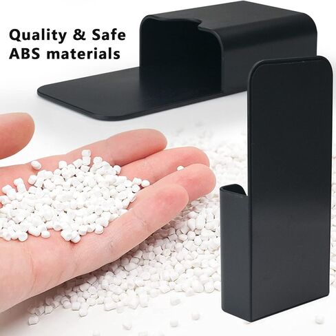 2 Pcs Magnetic Marker Holder Wall Mount Marker Caddy Pencil Holder for Dry Erase Whiteboard Fridge, Self Adhesive Marker Pen Holder for Home Office School(Black&SS) in Kuwait