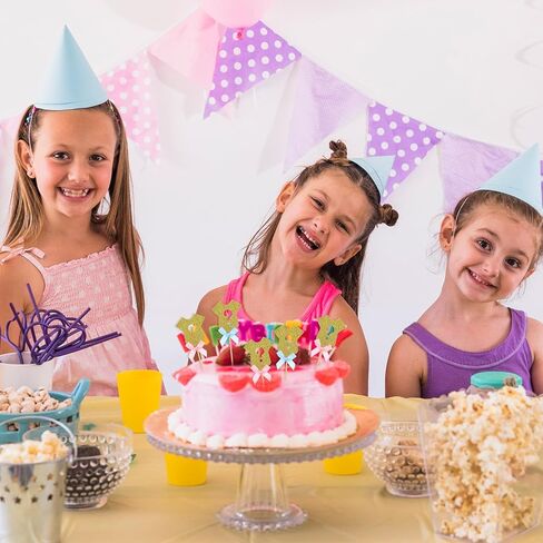 Grevosea 36pcs بين الجنسين تكشف عن القبعات العليا كب كيك ، زرقاء بريق بلاتسي مارك كب كيك يختار صبيًا أو فتاة استحمام الطفل لوازم حفلة عيد ميلاد الأطفال in Kuwait