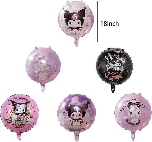 9PCS Cute Anime Birthday Decorations, Anime Themed Party Supplies Including Aluminum Film Balloons, Anime Themed Party Decorations in Saudi Arabia