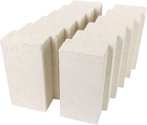 Brick Fire Brick ، ​​2300F تصنيف ، واحد ، 9 "× 4.5" × 2.5 "، 3123p in Kuwait
