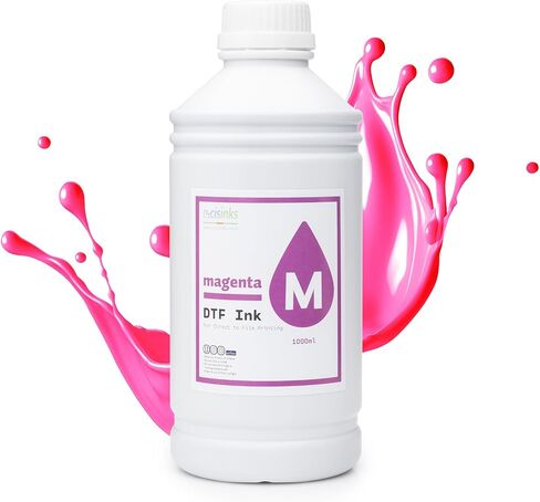 Premium DTF Ink Bottle Refill Set 1000ML- Direct to Film Heat Transfer Printing, Conversion Kit, Compatible w/DTF Film-White in Saudi Arabia