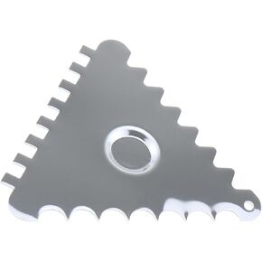MEETOOT Metal Pottery Shape Tool Baking Triangle Gadgets Triangle Stainless Steel Scraper for Sculpting and Making Clay Mug Craft