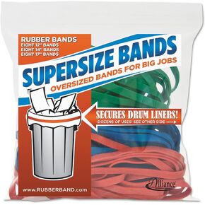 Alliance® SuperSize Bands™, Assorted Colors/Sizes, Bag Of 24