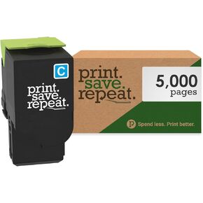 Print.Save.Repeat. Lexmark 78C1XC0 Cyan Extra High Yield Toner Cartridge for CS421, CS521, CS622, CX421, CX522, CX622, CX625 [5,000 Pages]