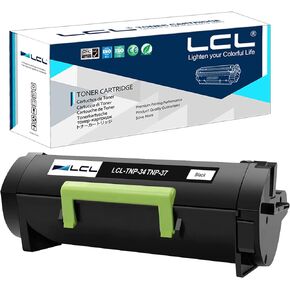 LCL Remanufactured Toner Cartridge Replacement for Konica Minolta TNP37 TNP-37 A63T01W 20K Bizhub 4700P (1-Pack Black)