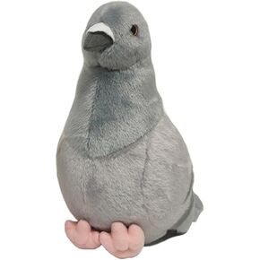 JIANEEXSQ Realistic Pigeon Stuffed Animal Plush Toy, Soft Dove Bird Stuffed Toys Doll Birthday Gift Decor